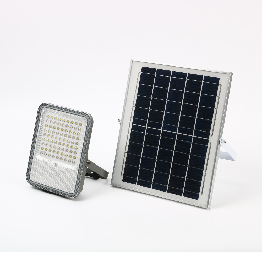 100W 200W 300W graues Aluminium im Freien wasserdichtes IP65 führte Wandlicht-Rasenlampe-Straßengarten-Solarflutlichter